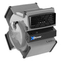 11" 6 Position Blower Fan with Outlet and USB Ports, Gray X761