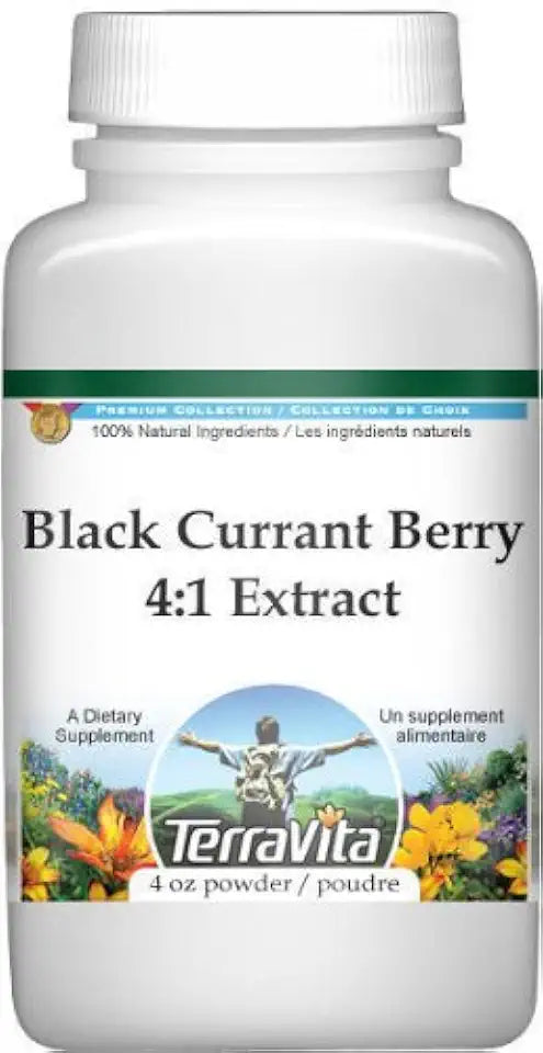 Black Currant Berry 4:1 Extract Powder 4 oz J619