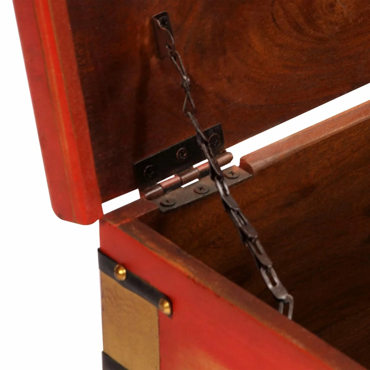 Acacia Wood Storage Chest D6826