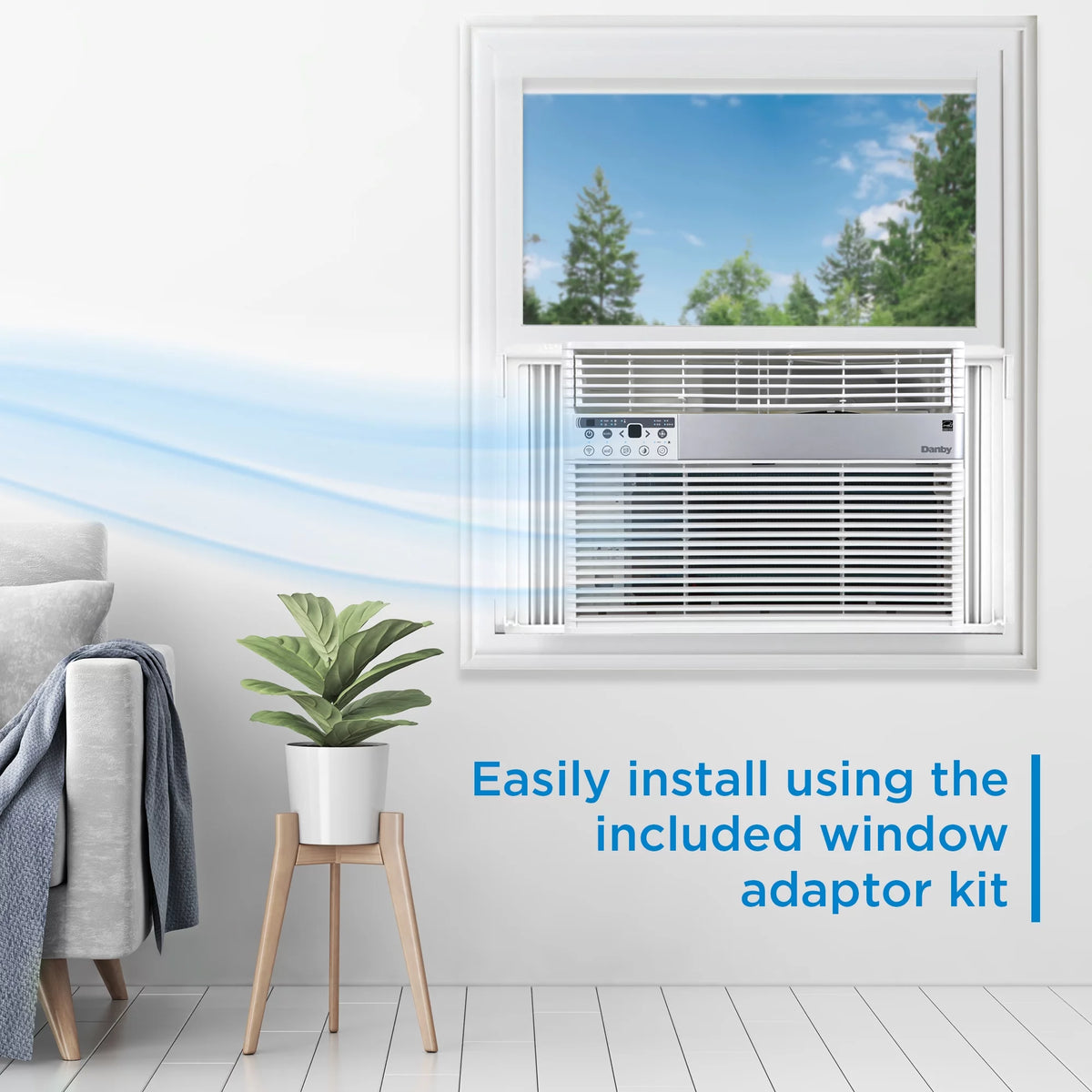 14,500 BTU White Window AC with WIFI J5035
