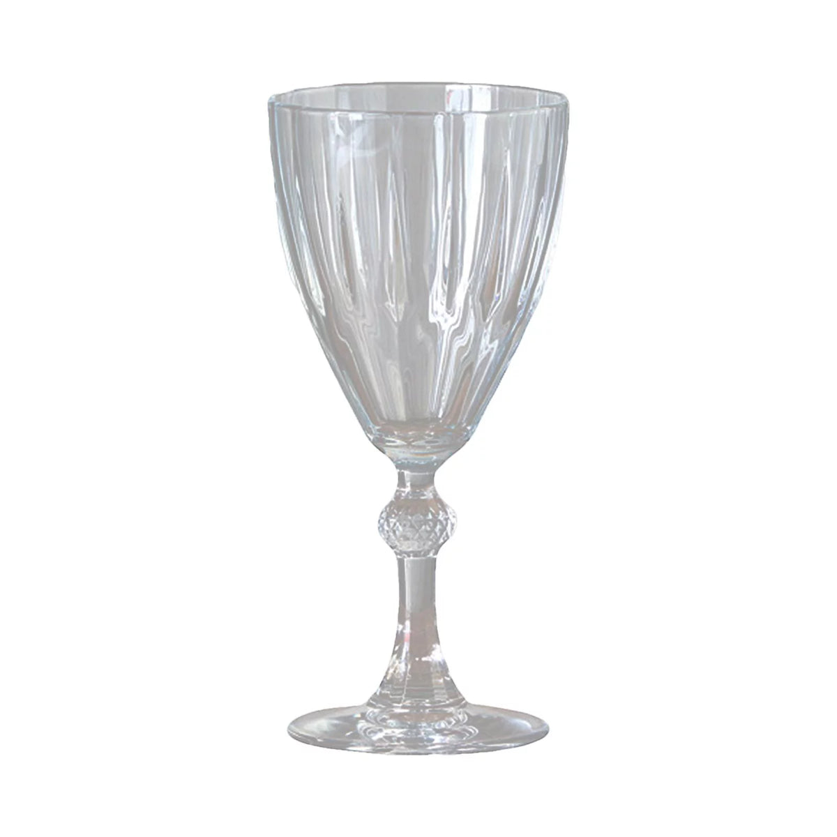 Red Glass Champagne Glasses 245ml Z2004