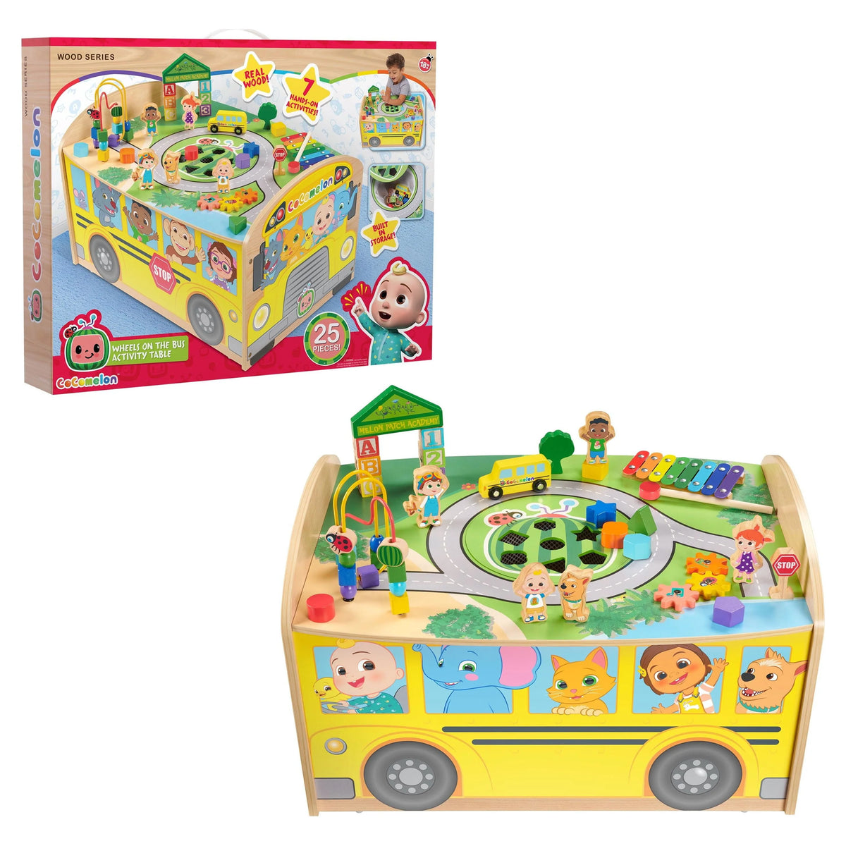 Wooden Activity Table for Toddlers 18 Months+ T329