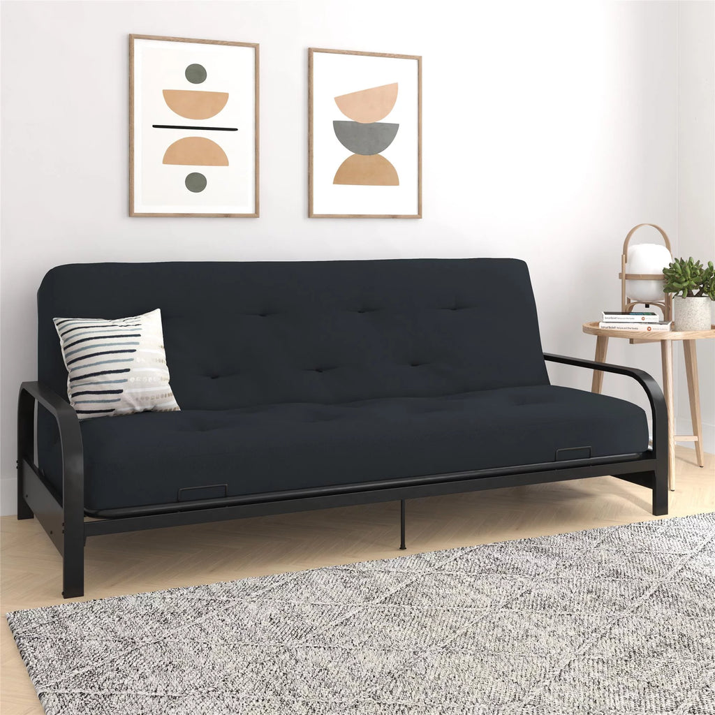 8 Innerspring Full Microfiber Futon Mattress E8114